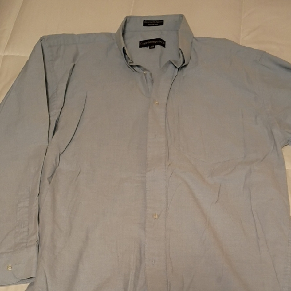 Light Blue Men's Dress Shirt -